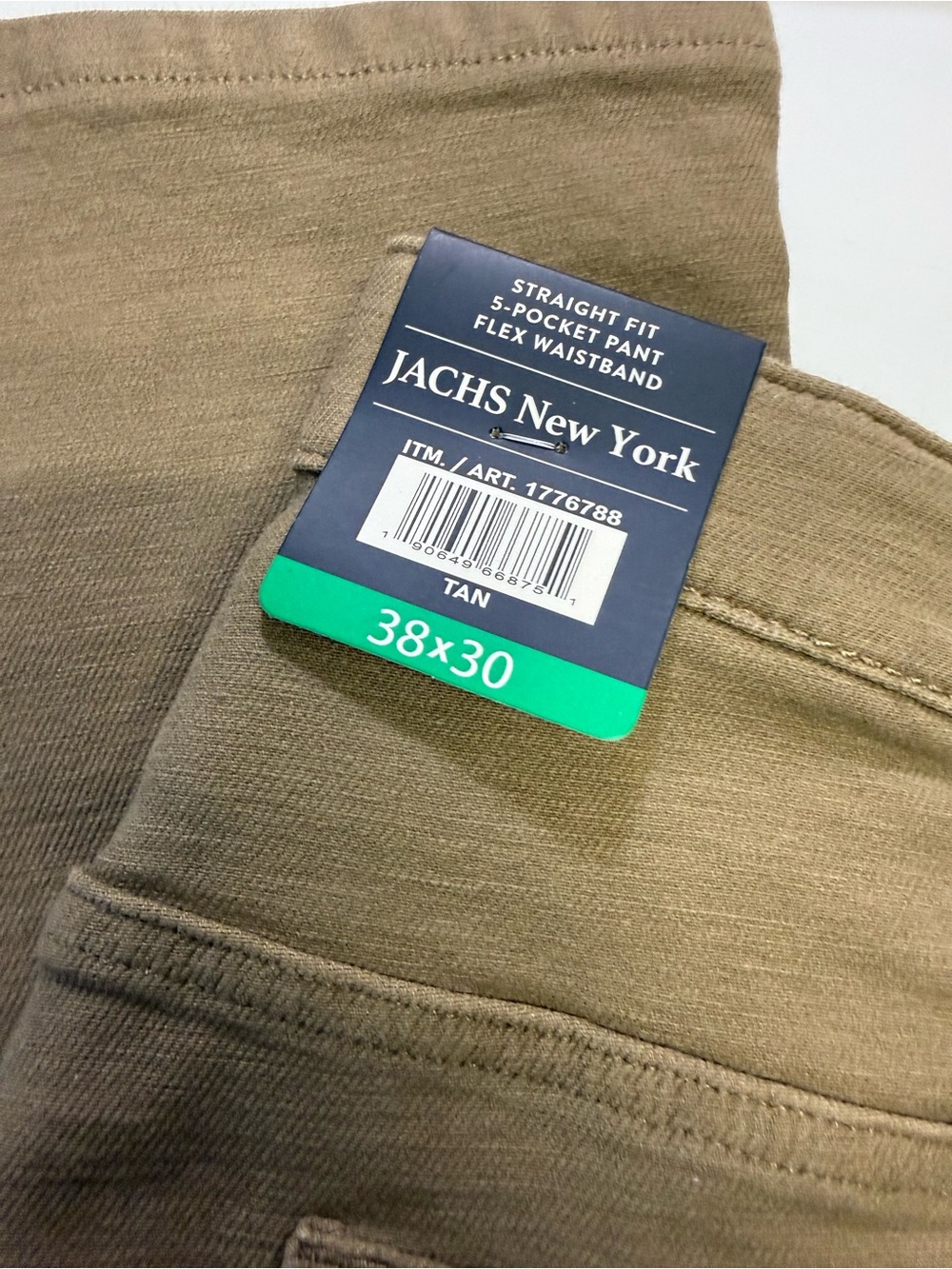 Mens tan stretch jeans
